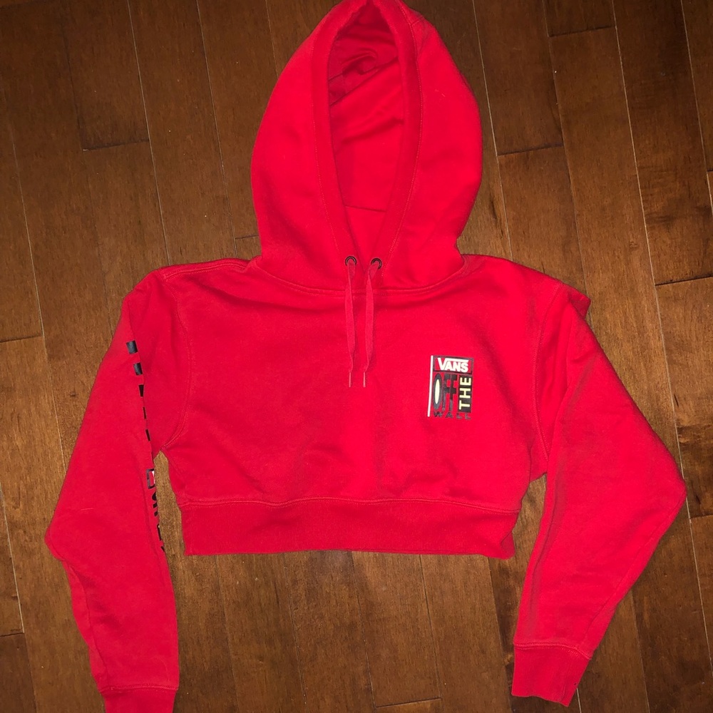 Red Vans hoodie